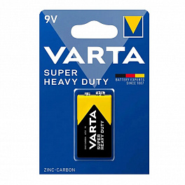 Батарейка VARTA 6F22/1BL Super Heavy Duty 2022 (10)