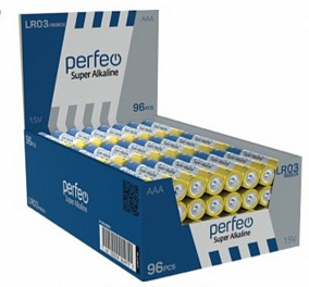 Батарейка Perfeo LR03/96BOX Super Alkaline (96/384)