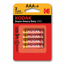 Батарейка KODAK R03/4BL Super Heavy Duty (48)