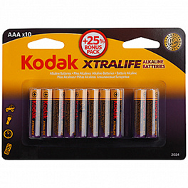 Батарейка KODAK LR03/(8+2)BL XTRALIFE Alkaline (10) (120)
