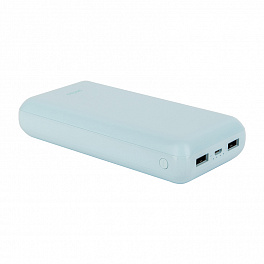 Аккумулятор Perfeo Powerbank COLOR VIBE 20000 mah + Micro usb /In Micro usb /Out USB 1 А, 2.1A/ Blue