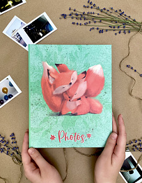 Фотоальбом  200 фото 10х15, пластик листы "foxy life" Лисья жизнь FA 200.012